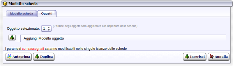 dopo click oggetti